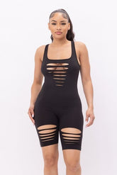 Distressed Bae Romper